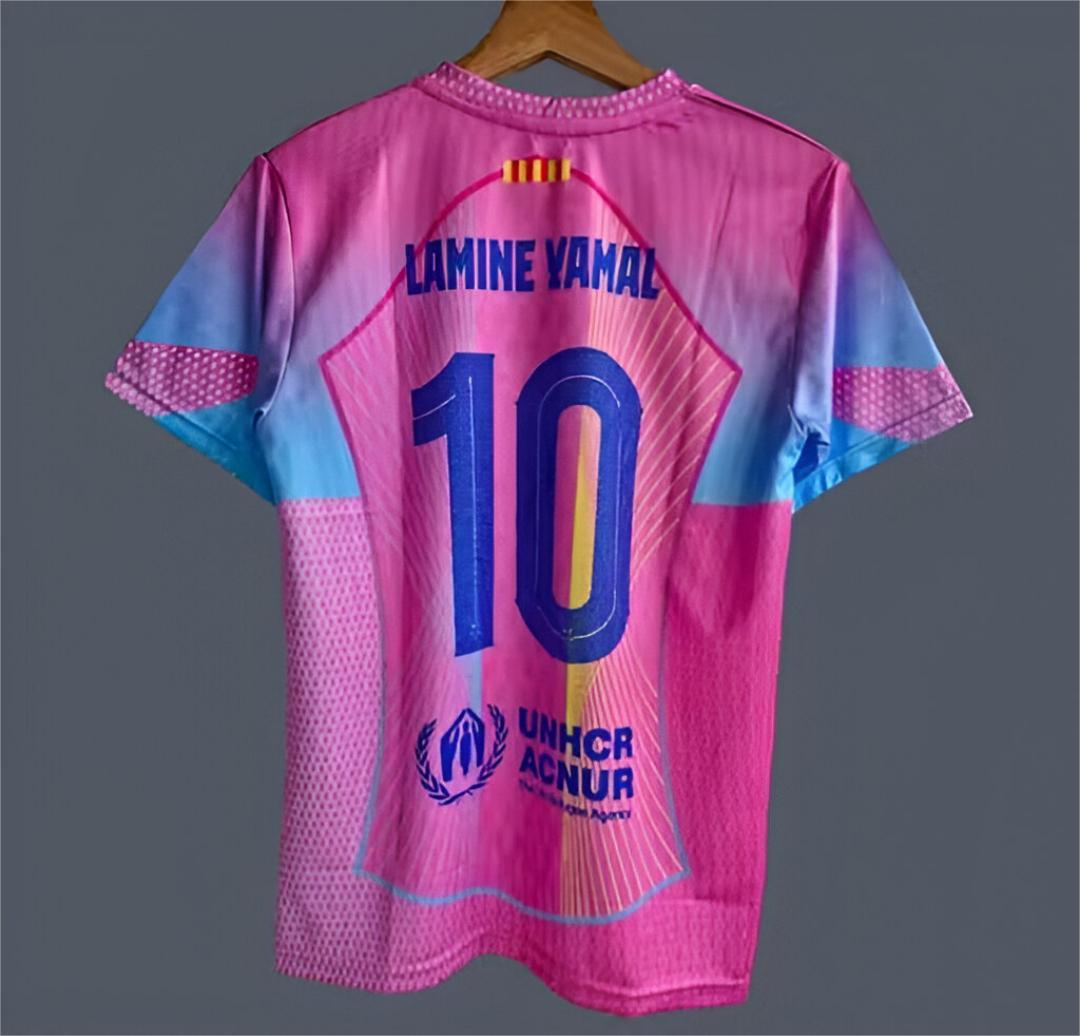 Barcelona special edition yamal jersey 2025-26 pink