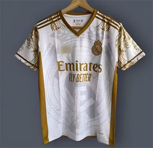 Real Madrid special edition jersey gold